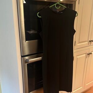 Theory Power Dress Black Wool